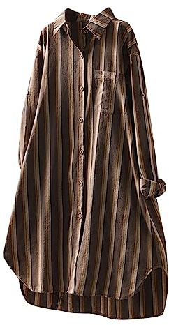Camicia In Lino Donna Camicia Lino Donna Manica Lunga Pantaloni Viscosa Estivi Bianca Elegante Corta Top Giallo Camicie No Stiro Camicetta Estiva Casacca Quadri Magliette 4Xl Maglia Sangallo T Shirt