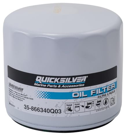 Quicksilver 866340Q03 Oil Filter for MerCruiser Sterndrive and Inboard Engines