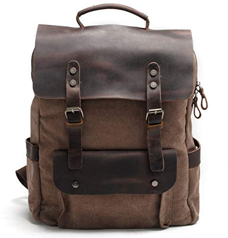 Eysee Ryggsäck Herr Outdoor Dagsäck Canvas Resväska Laptop Ryggsäck