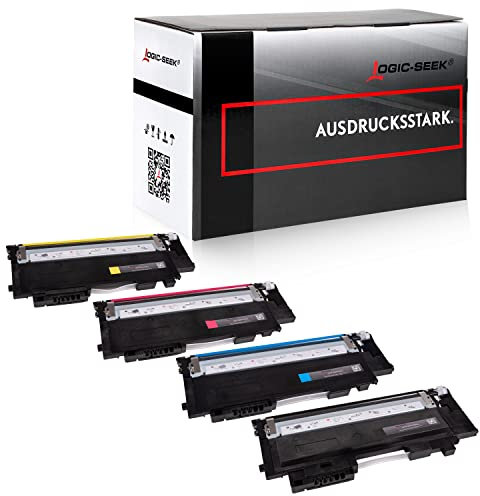 Logic-Seek 4X Toner kompatibel für CLT-P404C CLT-K404S CLT-C404S CLT-M404S CLT-Y404S Multipack für Samsung Xpress C430W C480FN C480FW C480W