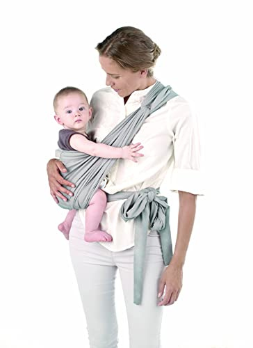 Jané Fular Envolvente, Práctico, Suave y Fresco para Llevar a tu Bebé desde el Nacimiento hasta 18 Kg, Gris (GREYLAND)