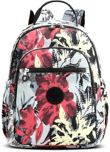 DORRISO Zaino Donna Moda Borsa da College Viaggio Daypack Casual Zainetto Unico Design Leggero Borse a Tracolla Viaggiare Vacanza Impermeabile Zaino Foglia di Acero