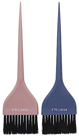 Fromm Color Studio 2-1/4 Soft Wide Color Brush 2-Pack for Hair Stylist with Tapered Tips for All Color Techniques and Hair