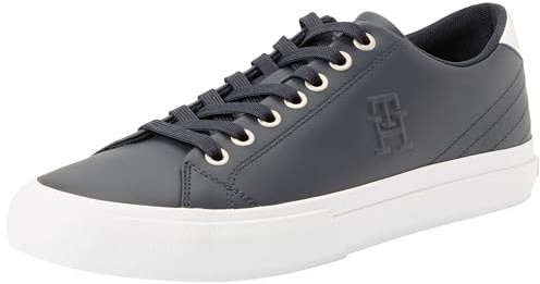Tommy Hilfiger Herren Low Top Sneaker Schuhe, Blau (Desert Sky), 40