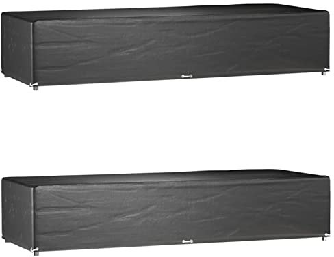 Homgoday Sofföverdrag 2st 12 Öljetter 205 x 75 x 40 cm polyeten, solstolar, bäddsoffa möbler, trädgårdsängar, utomhuspoolsäng för pool pool