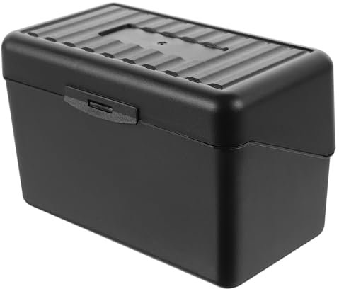 ABOOFAN Visitenkartenbox Für Schreibtisch Visitenkartenhalter Aus Kunststoff Kartenorganizer Fürs Büro Visitenkartenständer Aufbewahrungsbox Für Visitenkarten