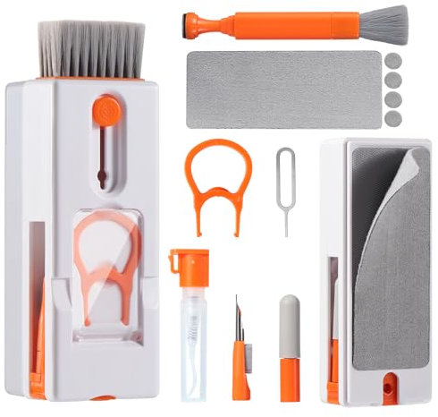 Vinabo 11 i 1 Keyboard Cleaning Kit, Keyboard Cleaner, penselrengörare verktyg för Airpods iPhone iPad hörlurar telefon kamera bärbar dator