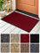 Prestige Schmutzfangmatte schön und haltbar, Premium Fußmatte innen & außen - Sauberlaufmatte für Eingangsbereich, Flur & Haustür - Rot 60x80 cm