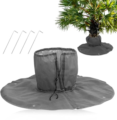 Riisoyu Cappuccio Protezione per Piante, Copertura per svernamento Non Tessuto Protezione Invernale Antivento Traspirante Telo Inverno Copri Antigelo Teli Protettivi Cappellino Sole Cappa Protezione