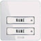 M-E - 40606 E bell-202 TX 2-Fam Alu Swing House Kabellose Türklingel Button – weiß 210113