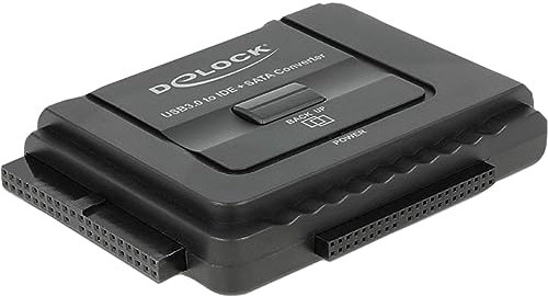 Delock 61486 Konverter USB 3.0 zu SATA 6 Gb/s / IDE 40 Pin / IDE 44 Pin mit Backup Funktion