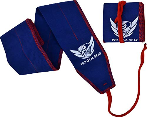 AQF Wrist Wraps for Weight Lifting - Maximum Wrist Support (Pair) | 35 wrist wraps for strength training & powerlifting with adjustable support, thumb loop, secure closure & sold as a pair