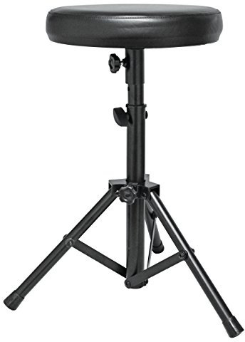 Bespeco DT2 Klavier-Hocker aus Metall, schwarz