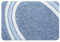 Spirella Badematte | kuscheliger Hochflor | Rutschfester Badvorleger | viele Größen | waschbar 40° | 70x120 cm | Blau