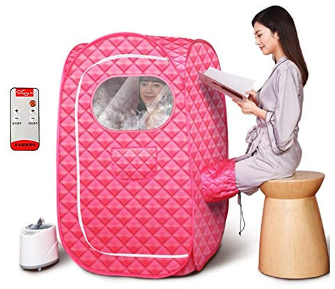 GJXJY Personal Sauna, Portable Steam Sauna Tent Home Spa Full Body Relaxed and Face Spa Machine With 2L Stainless Steel Liner 1PCS