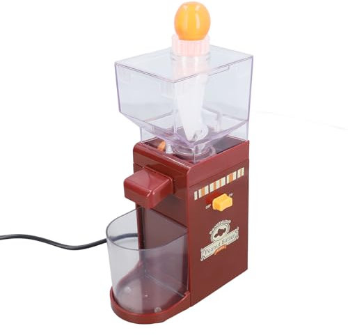 120W Molinillo de Mantequilla de Cacahuete, Molino Eléctrico Profesional Antideslizante para Sésamo, Molinillo casero de frutos secos para cacahuetes Almendras Anacardos (Enchufe