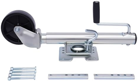 ieLsngai Anhänger Stützrad, Drive Anhänger Stützrad, Automatik Wohnwagen Stützrad, Trailer Bugrad Hänger Stützrad, Automatik Anhänger Stützrad für PKW Anhänger Trailer 1200 LB