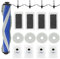 Waremax Zubehör Ersatzteil für ECOVACS DEEBOT X5 Omni / X5 Pro Saugroboter, 1 Hauptbürste, 4 Hepa Filter, 4 Staubbeutel, 4 Wischtücher, 4 Seitenbürsten