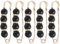 5 Pcs Pullover Schal Clips,Vintage Broschen Damen Brosche Perlenbroschen Vintage Perlen Brosche Pullover Stifte Broschen für Damen Mädchen Kleidung Dekoration Sicherheitsnadel (Schwarz)