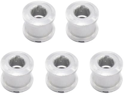 HUAJINGKEJI 5pcs Singola Corona Bulloni Mountain Biciclette Corona Bulloni Singola Velocità Chainwheel Viti Accessori Ciclismo
