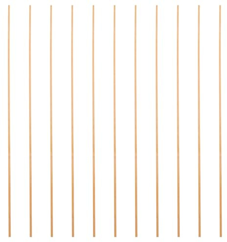 HONITANO 10PCS Bamboo Kite Support Sticks - Thin Dowel Rods - 6mmx60cmx2mm Weaving Strips - DIY Assembly Materials for Kids Kite Building Birdcage Frames