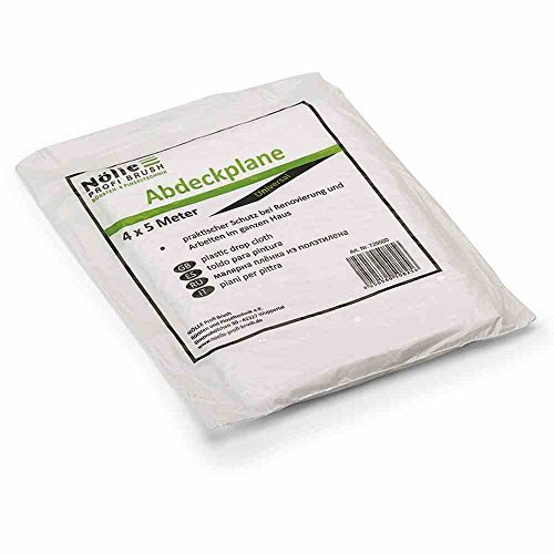 N”lle Abdeckfolie, St„rke: 6 my, 4 x 5 m, transparent