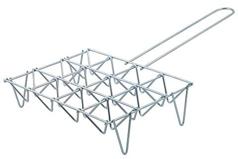 Metaltex Parrilla, Cromo, Color Unico, 12 uds