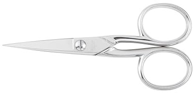 MAGAM-Stoffe Karl Weberschere starken Blättern 4 Zoll Handarbeit in Meisterqualität aus Solingen Germany (Gebogen/Spitz)