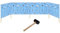 Garronda Strand Windschutz Sichtschutz 5m lang Plus Gummihammer GAEX001 (Marine-64, 5 m)