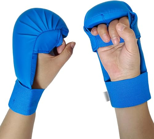 Guanti protettivi per karate sparring in schiuma morbida, diverse misure, design Easy Grip per giovani, karate, sparring Equipment