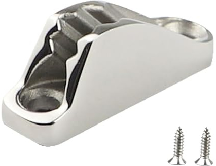 Jam-kil | 4–8 mm fästhalsband för båtrep | halkfri klack | anodiserad aluminium saltvattenbeständig, perfekt för förtöjningsplattformen