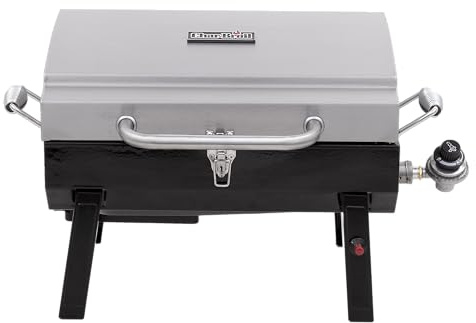 Charbroil 1-Burner Portable Gas Grill, Stainless Steel - 465640214