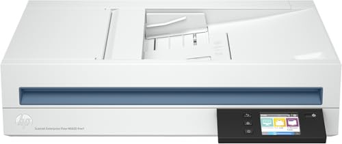 HP ScanJet Enterprise Flow N6600 fnw1, Scanner, ADF, Flachbettscanner, Ethernet, USB 3.0, WiFi, Touchscreen, bis zu 8.000 Seiten täglich