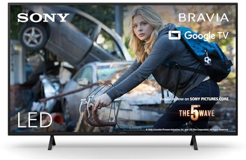 Sony BRAVIA, KD-50X75WL, 50 Zoll Fernseher, LED, 4K HDR, Google TV, Smart TV, Works with Alexa, BRAVIA CORE, HDMI 2.1, Gaming-Menü mit ALLM