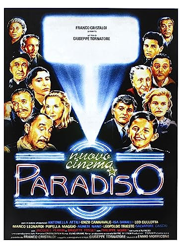 KUSTOM ART Poster da Parete Serie Locandine Film Famosi (Nuovo Cinema Paradiso) Senza Cornice. Stampa Artistica su Carta Patinata 40x30 cm