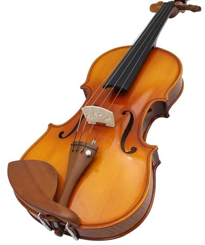violino per principianti Violino Giuggiola Legno 4/4 3/4 1/2 Strisce Luminoso Acustico Violino Accessori Per Strumenti Musicali Violino Con Custodia Arco (Color : Violin 3-4Set)
