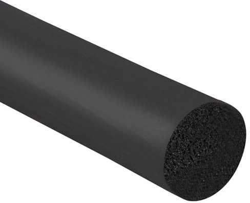 PATIKIL 9/16 Pulgadas x 32.8 Pies Varilla de Soporte, Espuma de Relleno de Juntas de Grietas de Calafateo de Cuerda, Cinta de Sellado para Construcción de Hogar, Negra