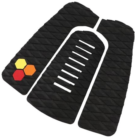 EVa Surfboard Deck Traction Pads, Surf Deck Traction Pad Trimbar Anti-Slip Starkt Grepp För Stomp Skimboards Funboard Fish Board(Svart)