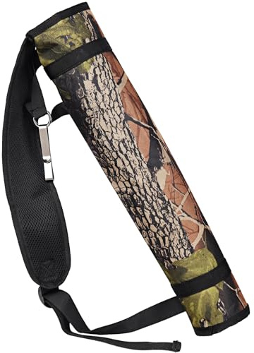NEATABY Archery Arrow Quiver, Adjustable Arrow Backpack Bag Holder Back Side Hip Arrows Quiver, for Target Archery Crossbow Compound Recurve Bow Practicing Hunting, Camo