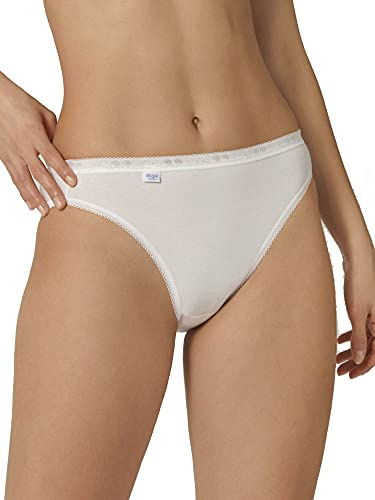 Sloggi Women's Basic+ Tai 3 Pack Brief, White, 12 (Pack of 3)
