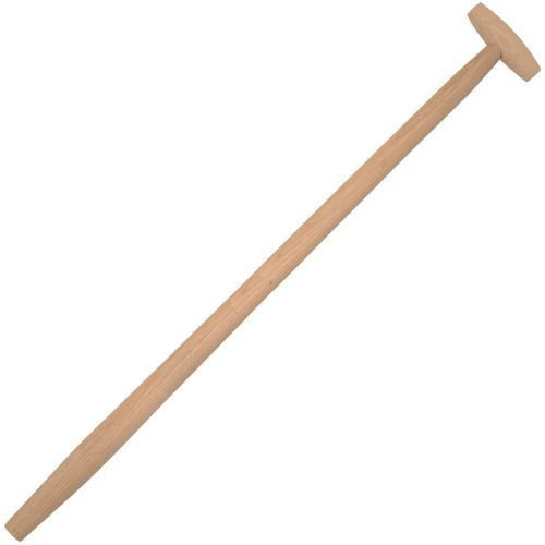 Lot de 5 manches de fourche, bêche, bêche, manche en bois, poignée en T, Ø 38 mm, 100 cm