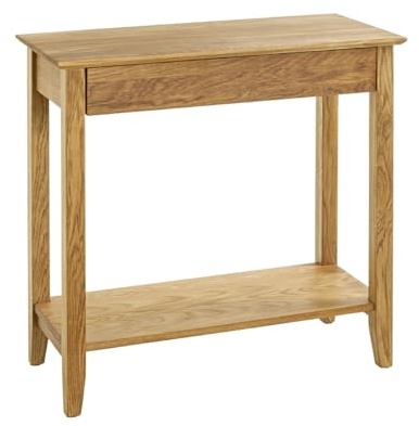 HAKU Konsole, Eiche, Massivholz - Maße: B 75 x H 75 x T 35 cm, Style: Traditional