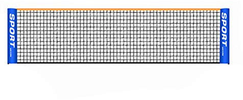 Badminton Netz, Tragbares Tennisnetz Kinder Erwachsene, Ersatznetz für Badminton, Tennis, Volleyball, Indoor Outdoor Sport, Faltbares Nylonnetz Volleyballnetz für Garten Schulhof (Nur Netz)