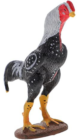 MUSISALY Spielzeugtiere Aus Plastik Form Eines Kampfhahns Lustiges Kinderspielzeug Für Kinder Zum Dekorieren Von Wohnzimmer Oder Kinderzimmer