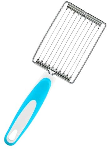 EIHI Affettatrice per Formaggio, Carne, Uova Sode e Pomodori, Multifunzionale, Acciaio Inossidabile, Argento, 1 Pezzo