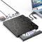 Zevmi Lecteur CD Externe USB 3.0 : Lecteur CD DVD Externe avec USB USB2.0 Ports USB 3.0 et Lecteur de Carte Lecteur DVD Portable Externe pour Ordinateur Portable Bureau PC