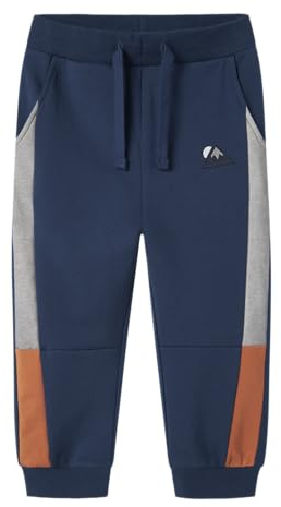 NAME IT pojkar Nmmodie Nreg sweat byxa bru box Nmmodie Nreg Sweat Pant Bru Box