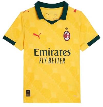 A.C. Milan Maglia Gara Third, Stagione 2025/2026, Maglietta da Calcio, Prodotto Ufficiale, Bambino, 14 Anni