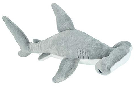 Wild Republic Cuddlekins Mini Squalo Martello, Peluche Di Animali, 20 cm, Peluche Per Neonati, Peluche Per Regalo Di Compleanno Imbottitura Realizzata Partendo Da Bottiglie Riciclate