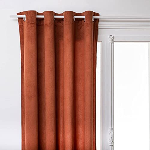 Atmosphera - Rideau Lilou - Rose Terracotta - 135x260 cm